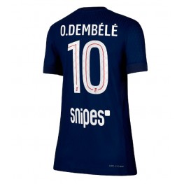 Paris Saint-Germain Ousmane Dembele #10 Thuis tenue Dames 2025-26 Korte Mouw